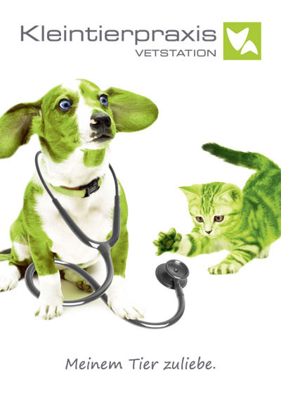 Postkarte Tierarzt