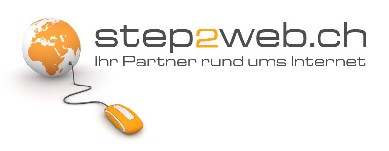 Logo step2web - Ihr Partner rund ums Internet