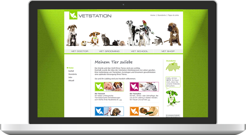 Webdesign Tierarzt