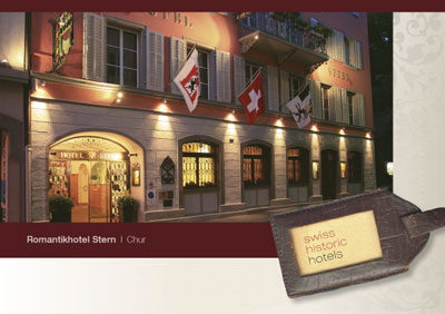 Postkarte Swiss Historic Hotels Postkarten