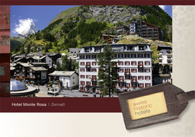 Postkarte Swiss Historic Hotels Postkarten