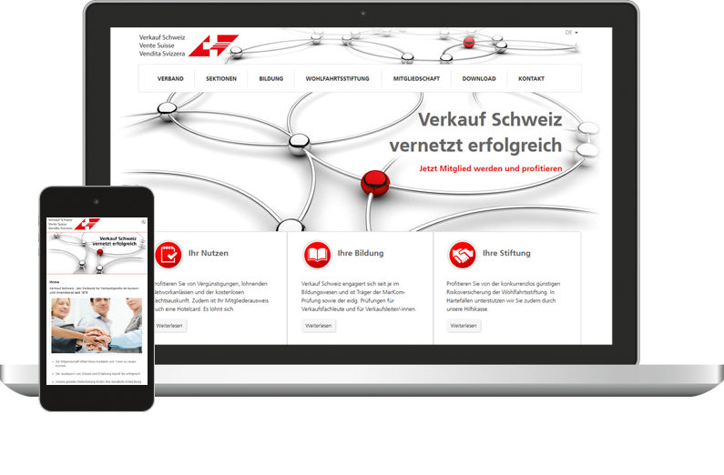Web Design Verkauf Schweiz