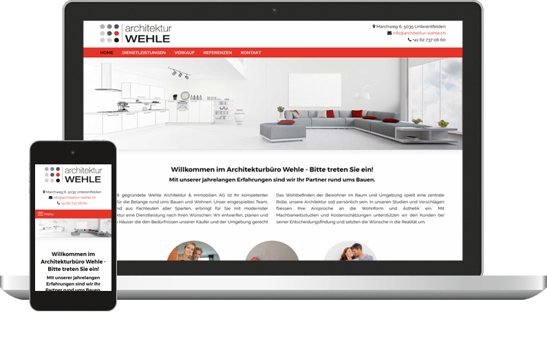 Redesign Logo Architektur Wehle