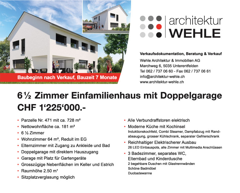 Werbeblache Architektur Wehle